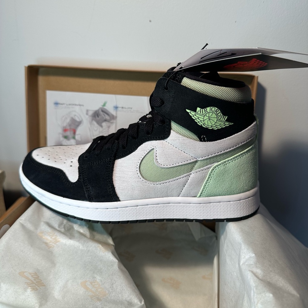 Nike Jordan 1 High Zoom Air CMFT White Daybreak Tropical Twist - Picture 8 of 12